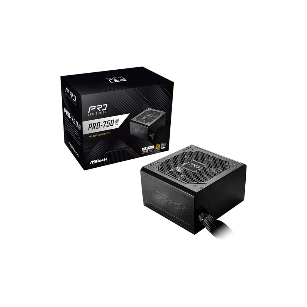 ASRock PRO-750G 750W 80 Plus Gold Svart