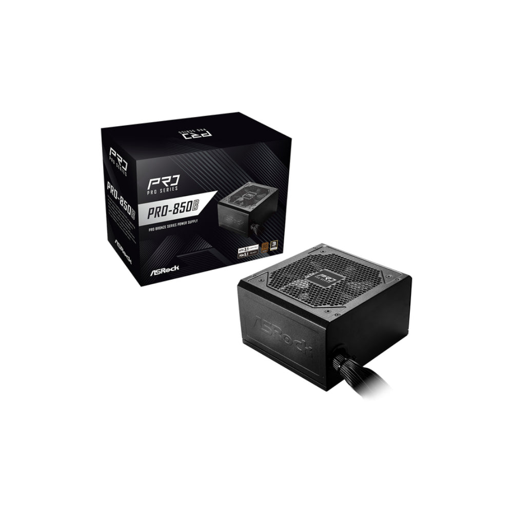 ASRock PRO-850B 850W 80 Plus Bronze Svart