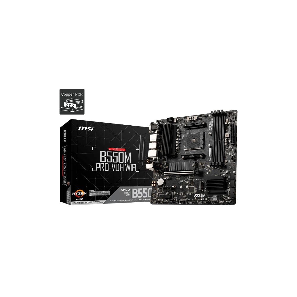 MSI B550M PRO-VDH Wi-Fi mATX AM4