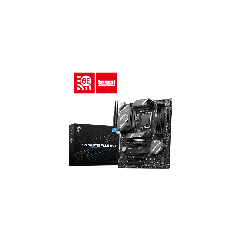 MSI B760 Gaming Plus Wi-Fi DDR4 ATX LGA1700