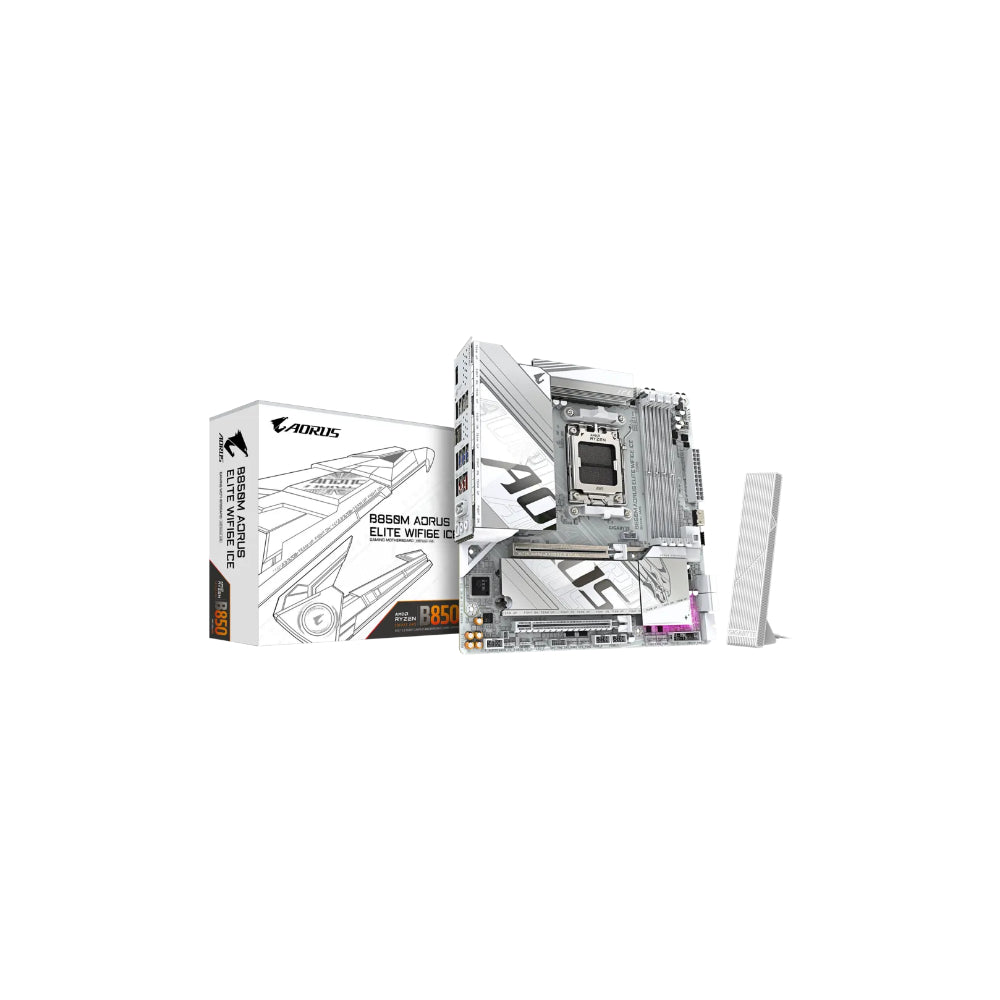 Gigabyte B850M Aorus Elite Ice Wi-Fi6E
