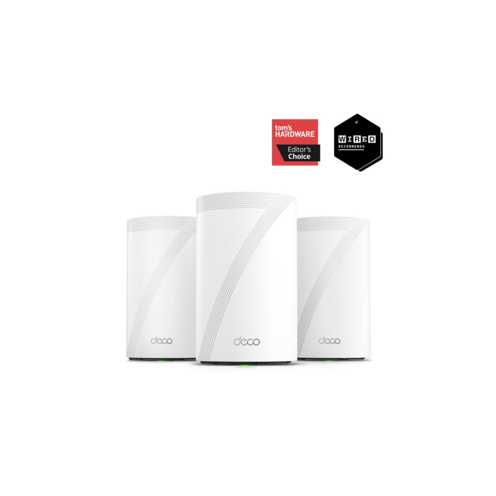 TP-Link Deco BE68 BE14000 Tri-Band Whole Home Mesh Wi-Fi 7 System (3-Pack)