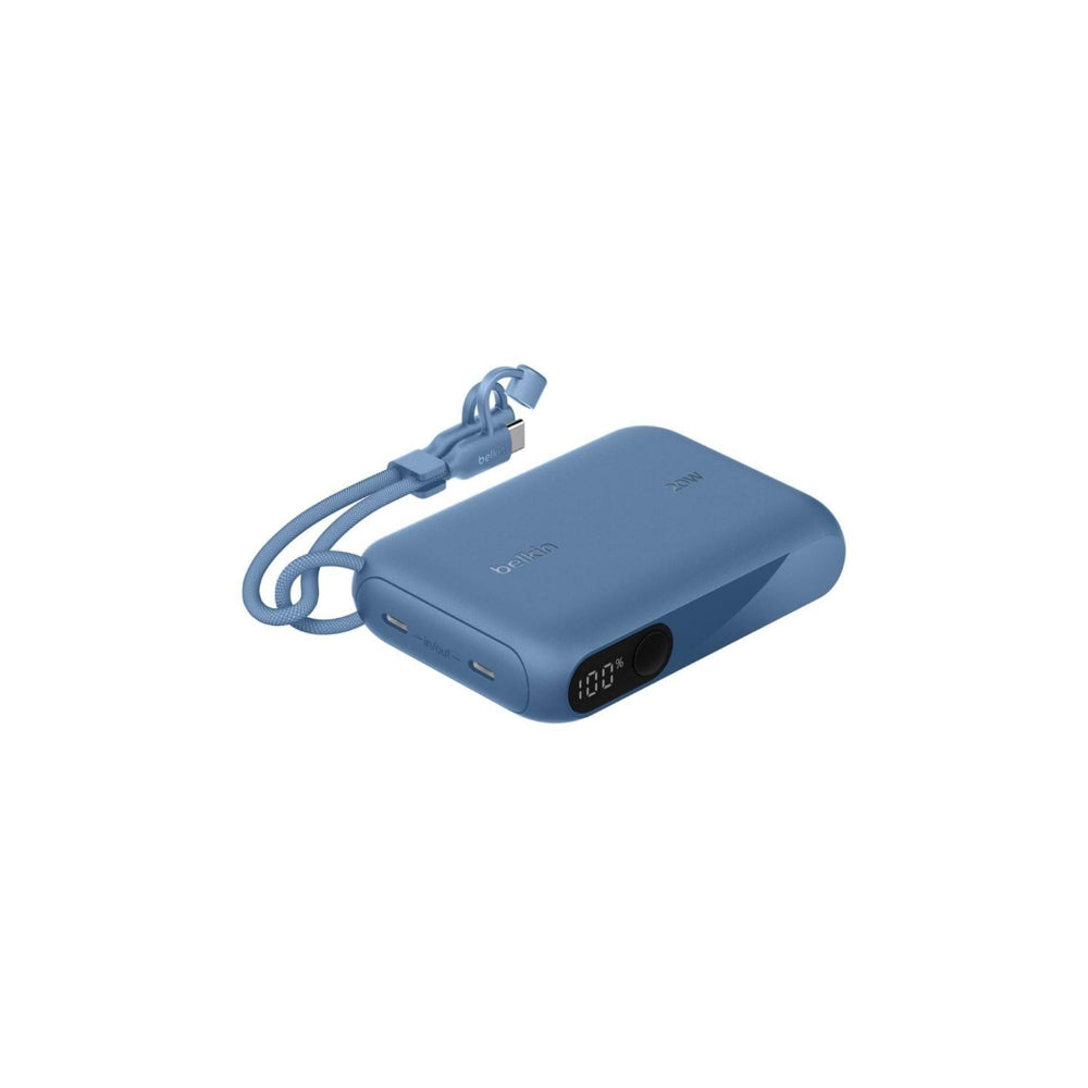 Belkin Powerbank med Display PD 20W 10000mAh Blå