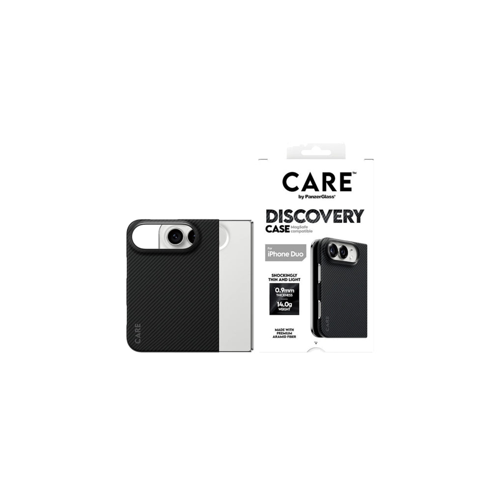 PanzerGlass Discovery Case - mobilskal - iPhone Duo - svart