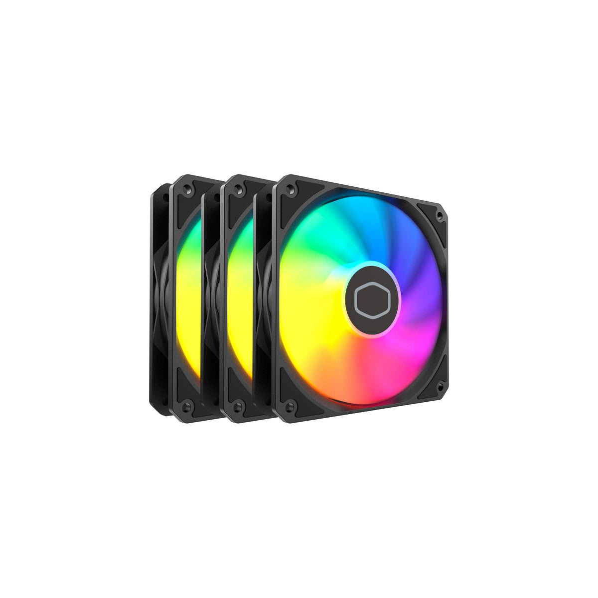 Cooler Master MasterFan MF120 Lite ARGB 3-pack 120mm Svart