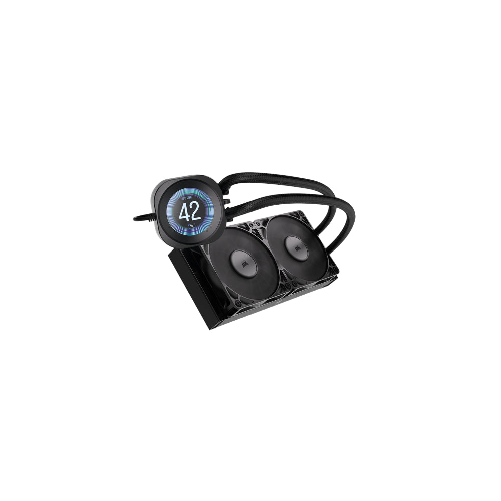 Corsair Nautilus 240 RS LCD 120mm Svart