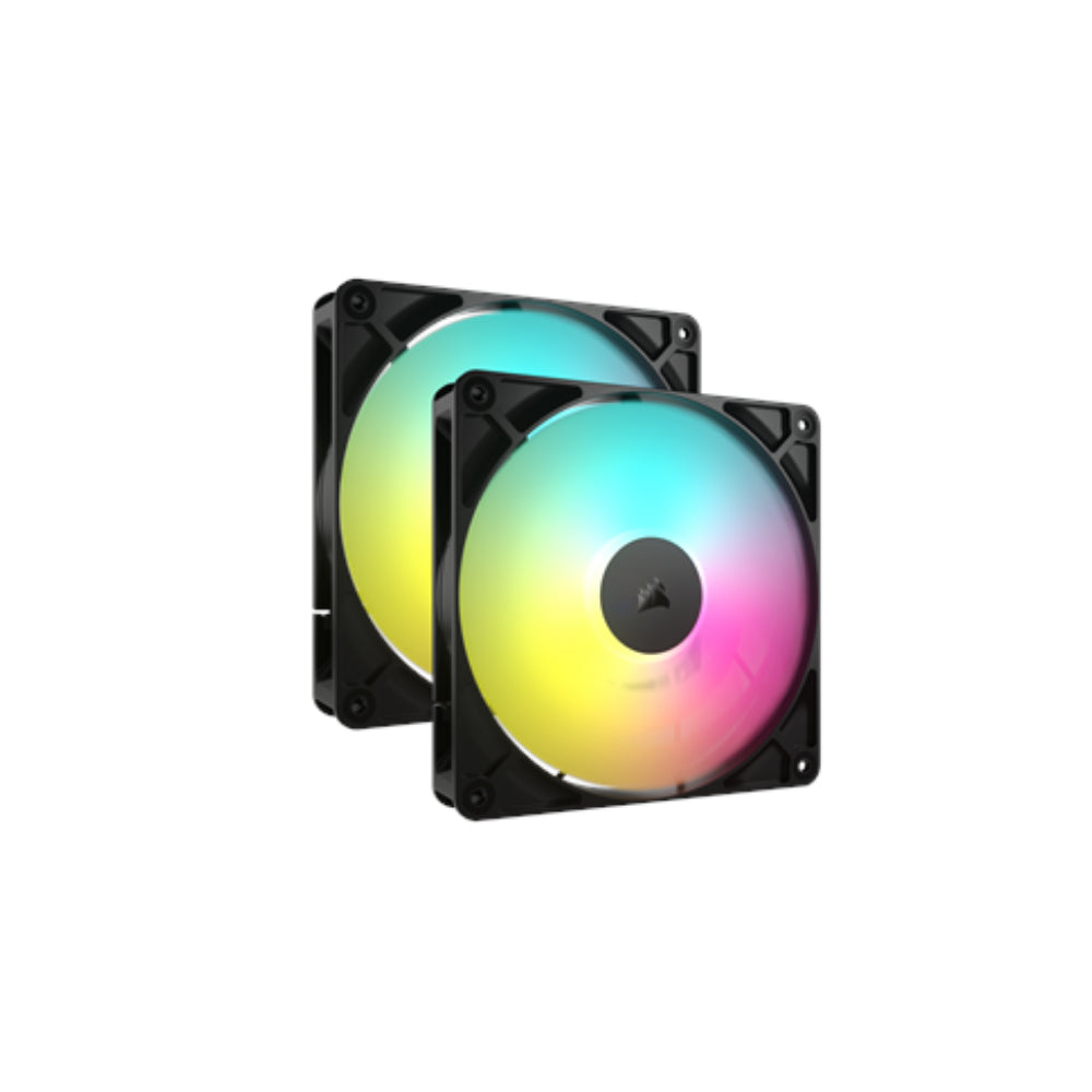 Corsair RS140 ARGB Fan 2-pack 140mm Svart