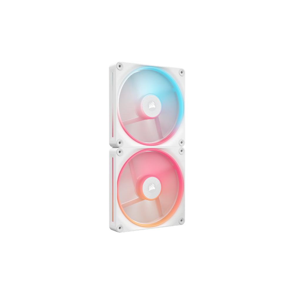 Corsair iCUE LINK LX140-R Reversed RGB 2-pack 140mm Vit