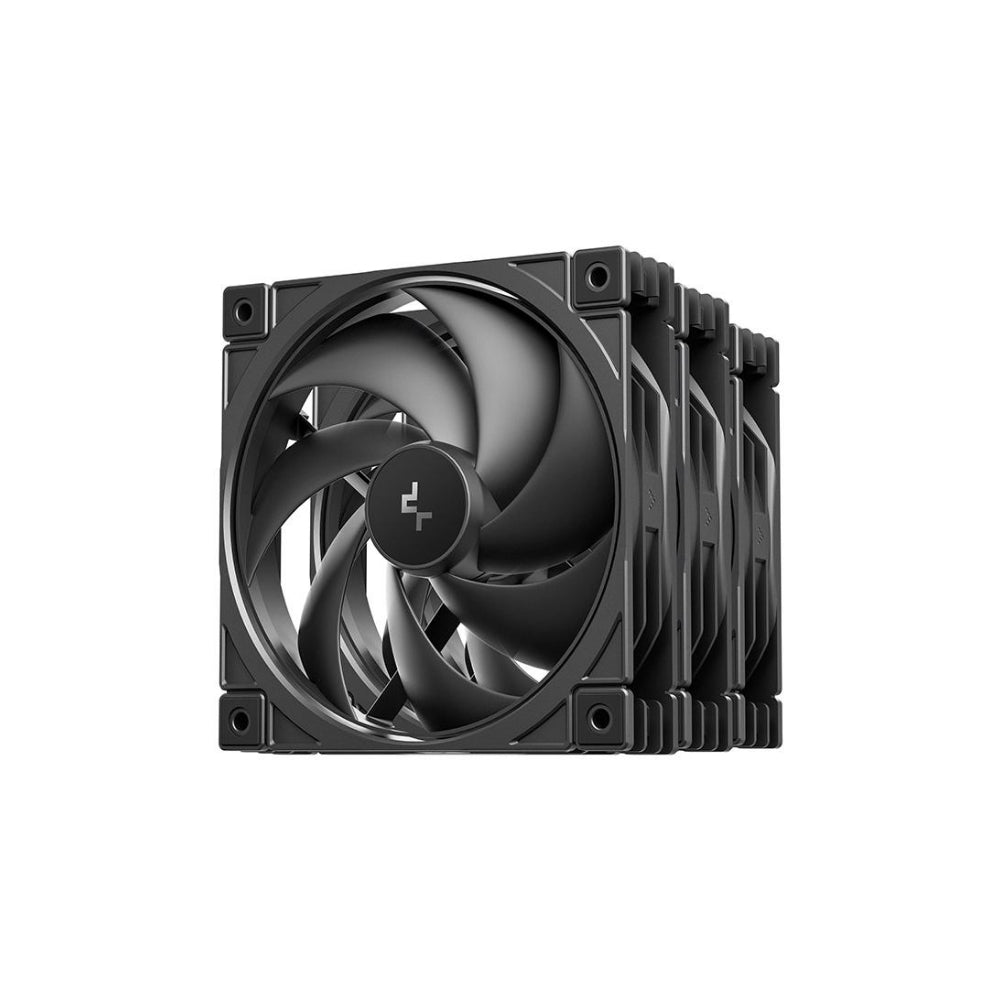 DeepCool FD12 V2 4-pack 120mm Svart