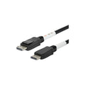 DELTACO DP80-1010 DisplayPort-kabel DP 2.1 8K DP80 1 m svart