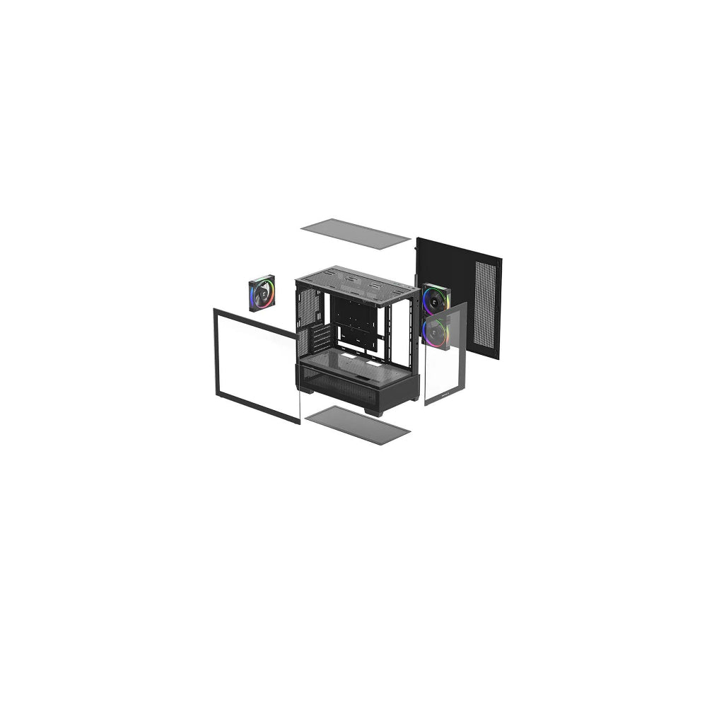 DeepCool CG380 3F mATX Svart