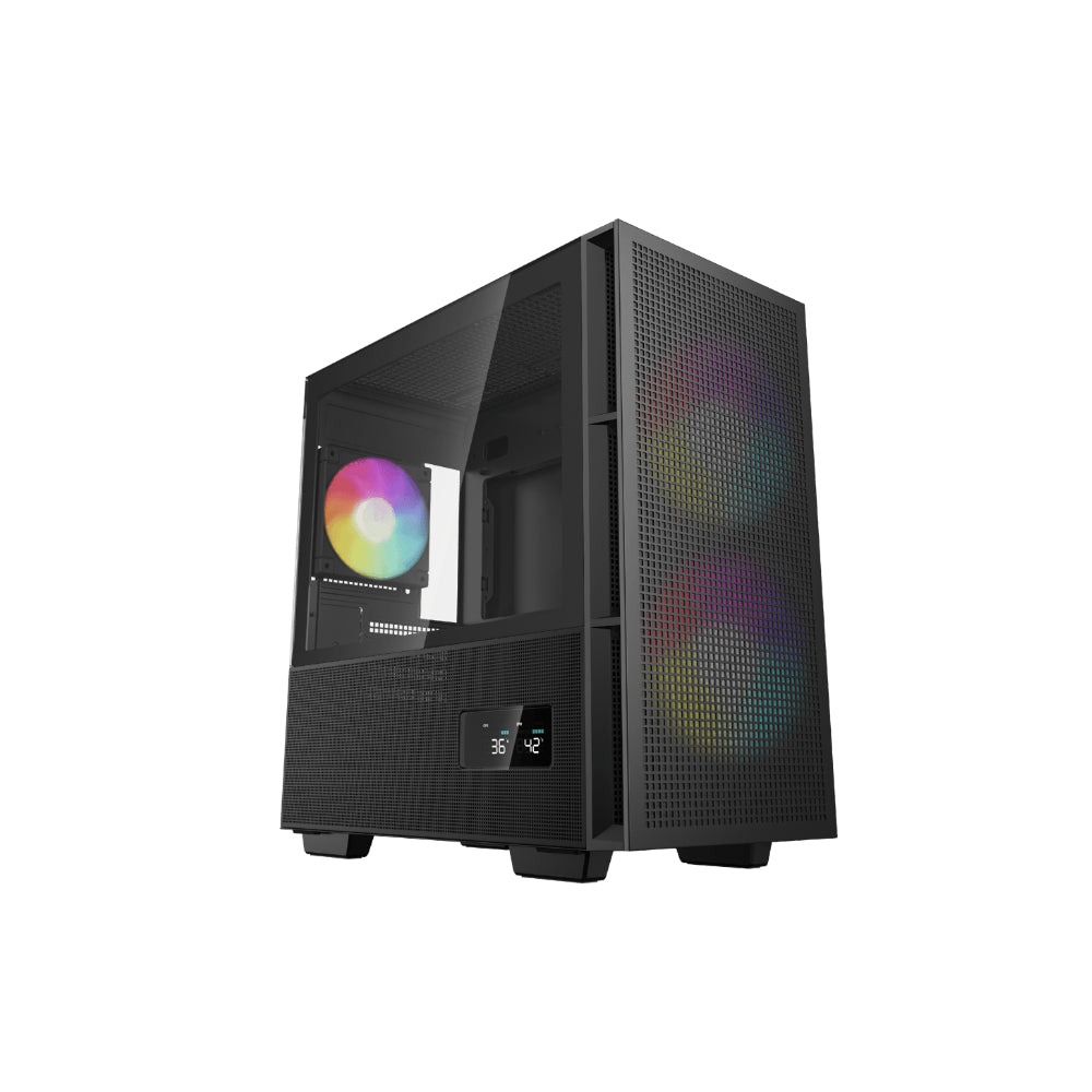 DeepCool CH360 DIGITAL mATX Svart