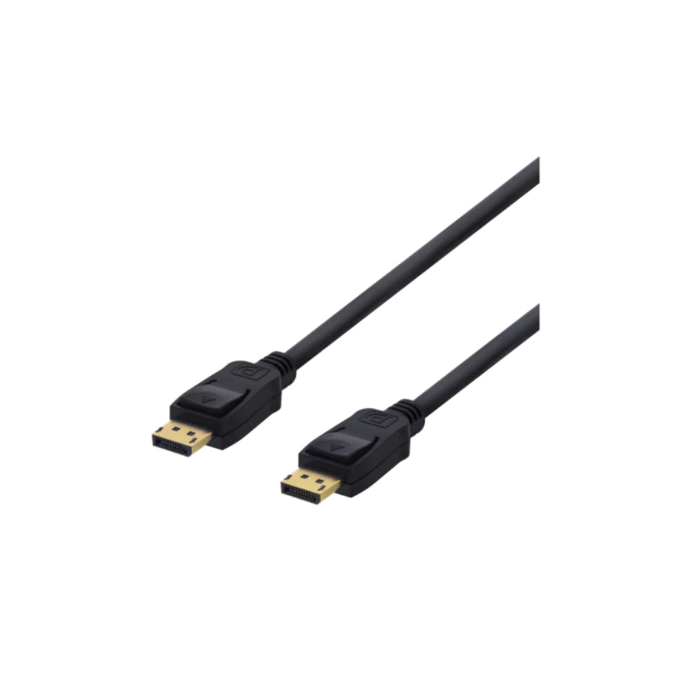 DELTACO DP-1015D DisplayPort-kabel DP 1.2 1,5 m svart