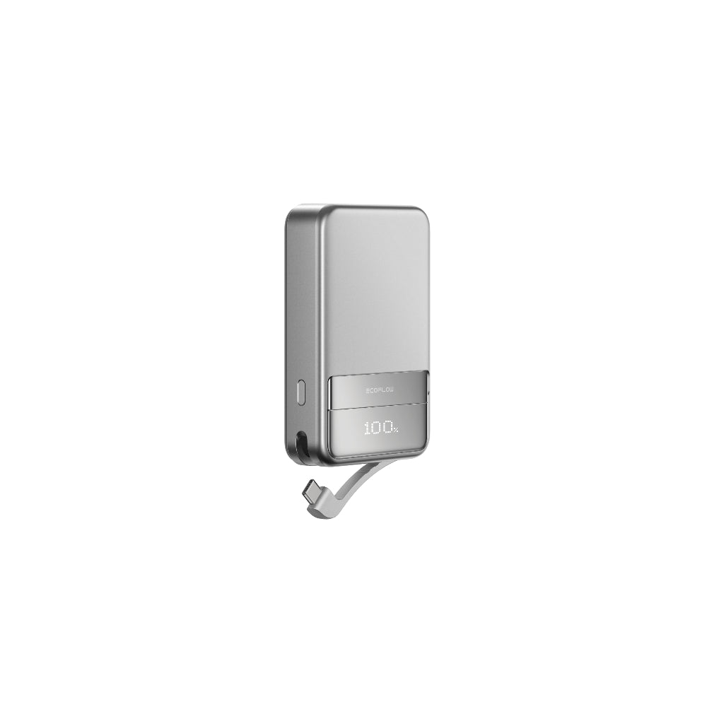 EcoFlow Rapid Powerbank 7.5W MagSafe 30W USB-C 10000mAh Silver