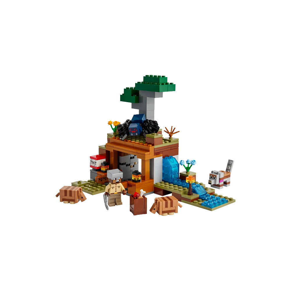 LEGO Minecraft 21269 Expeditionen till bältdjursgruvan