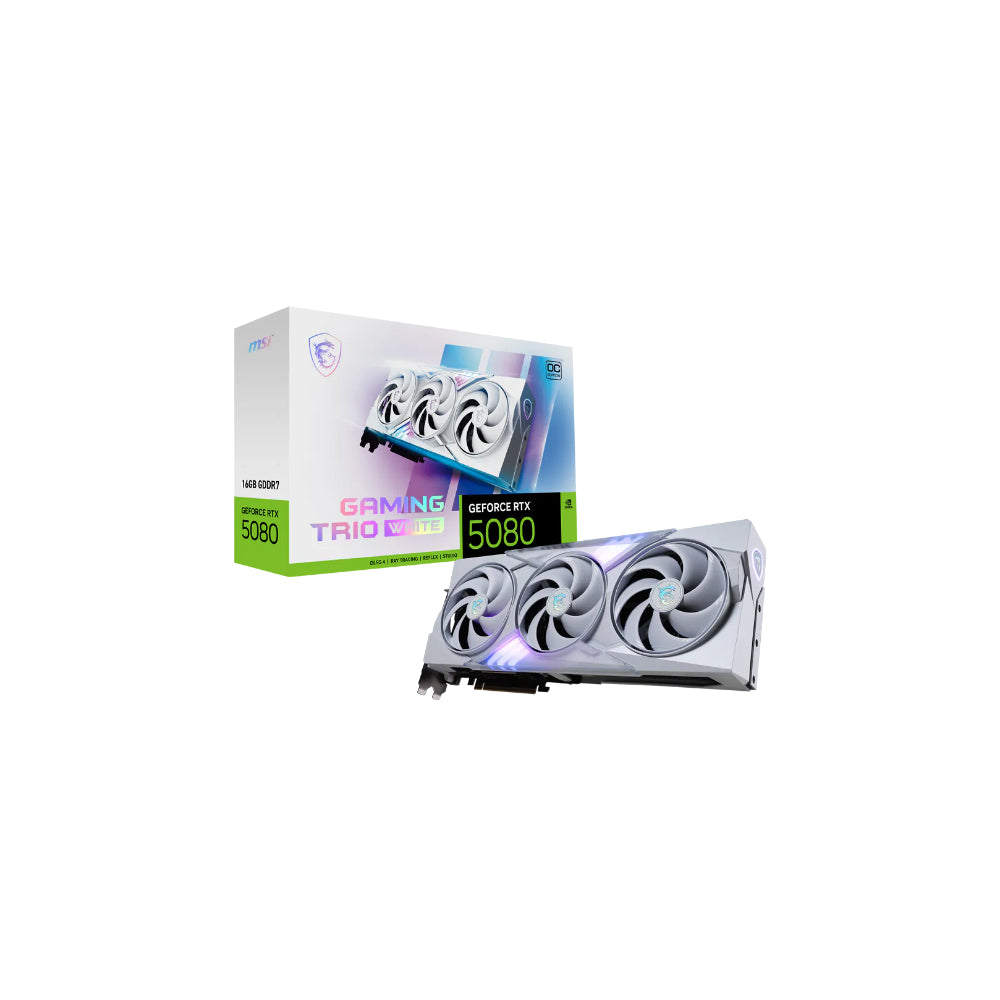 MSI GeForce RTX 5080 Gaming Trio OC White 16GB