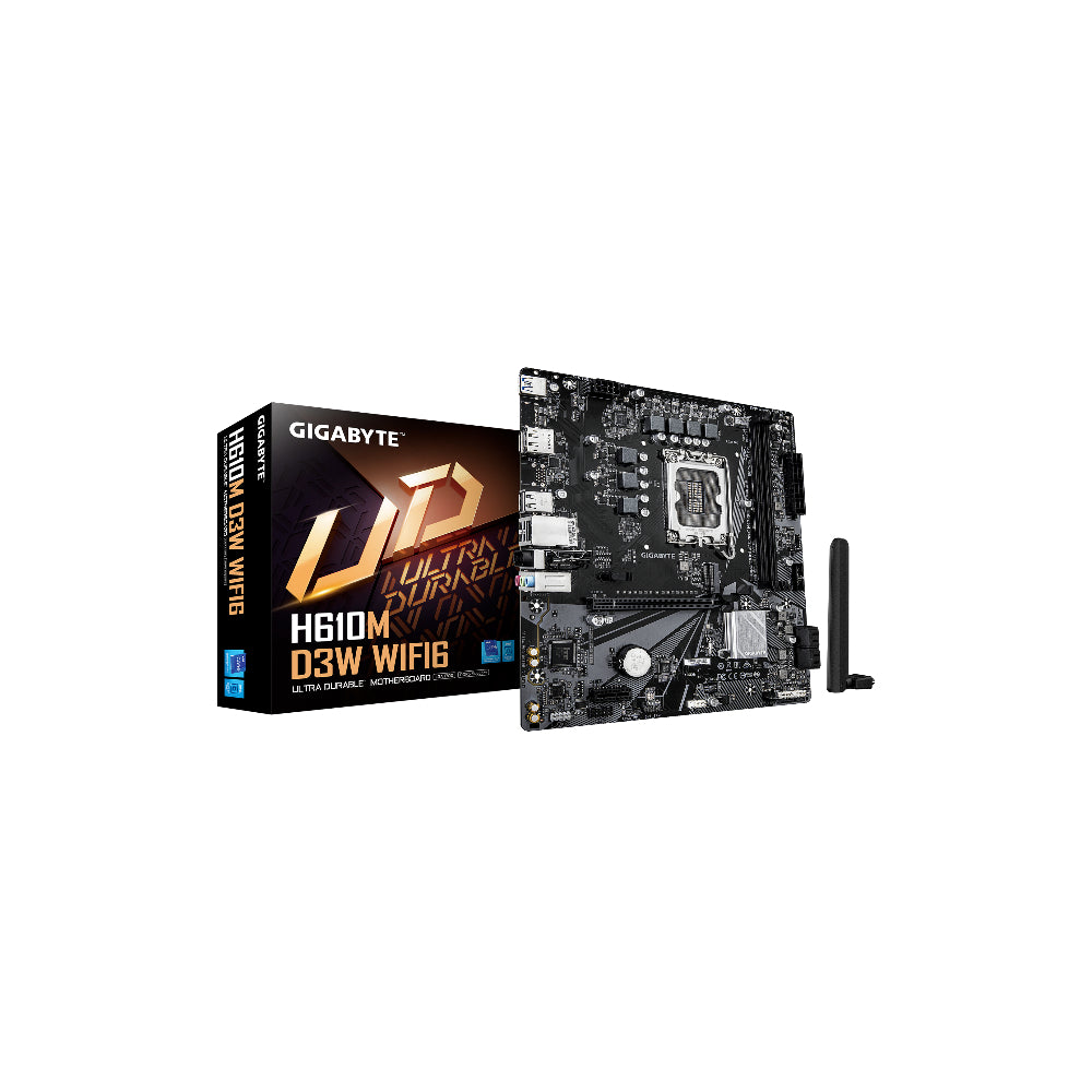 Gigabyte H610M D3W WIFI6 mATX LGA1700