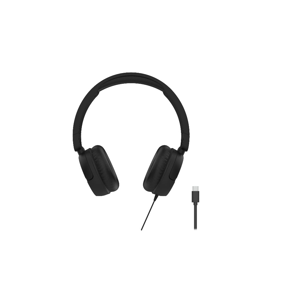 STREETZ HC110 Headphones foldable with volume control USB-C svart