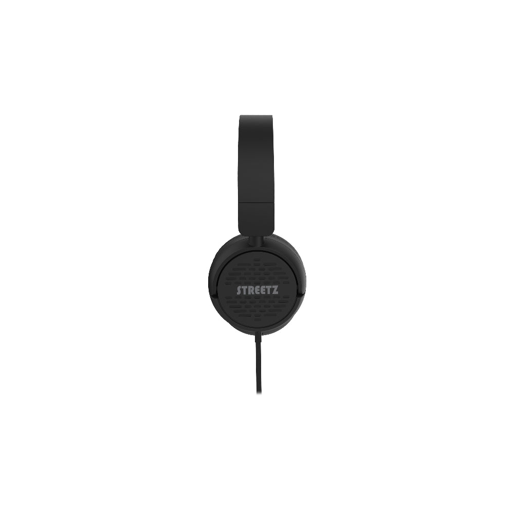 STREETZ HC110 Headphones foldable with volume control USB-C svart