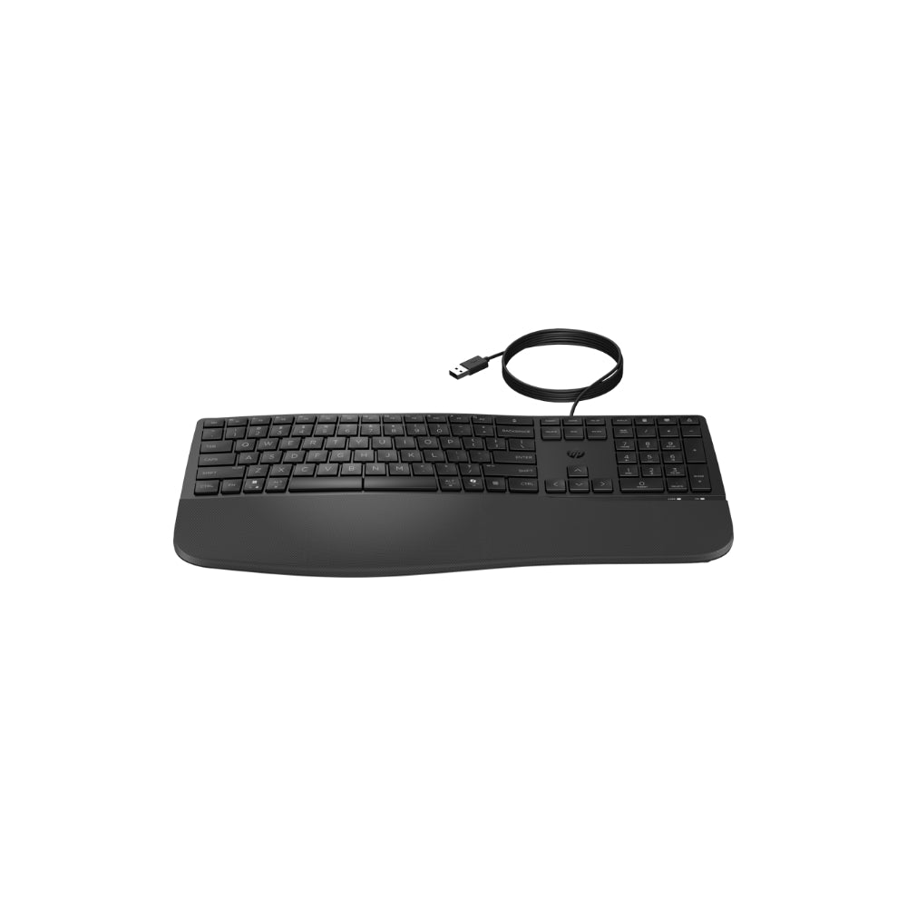 HP 485 Comfort tangentbord - Kabel Svart