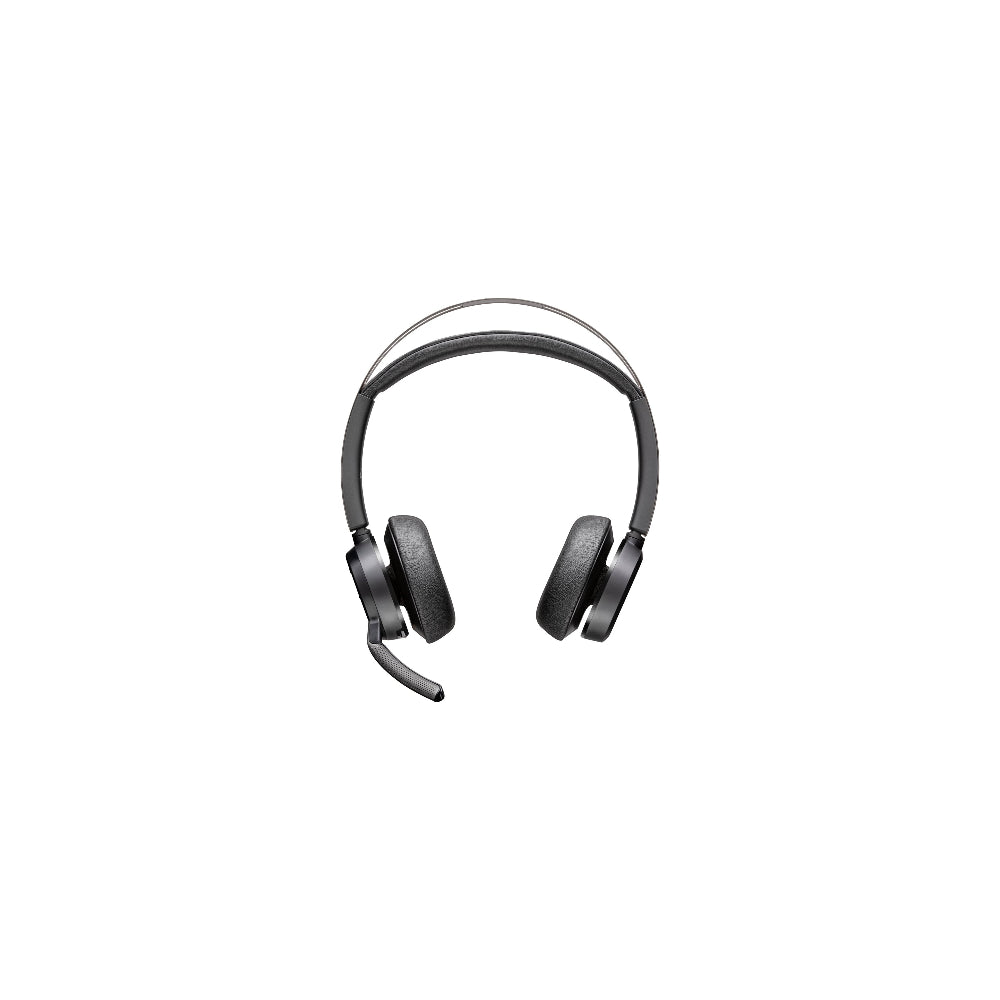 HP Poly Voyager Focus 2 Trådlöst Headset med laddställ – Svart