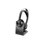 HP Poly Voyager Focus 2 med laddningsställ USB-C/A UC Svart