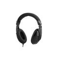 DELTACO HL-51 Over-ear hörlurar med volymkontroll 3,5 mm 2,5 m svart
