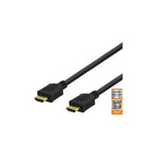 DELTACO HDMI-1020D Premium High Speed HDMI-kabel 2 m svart