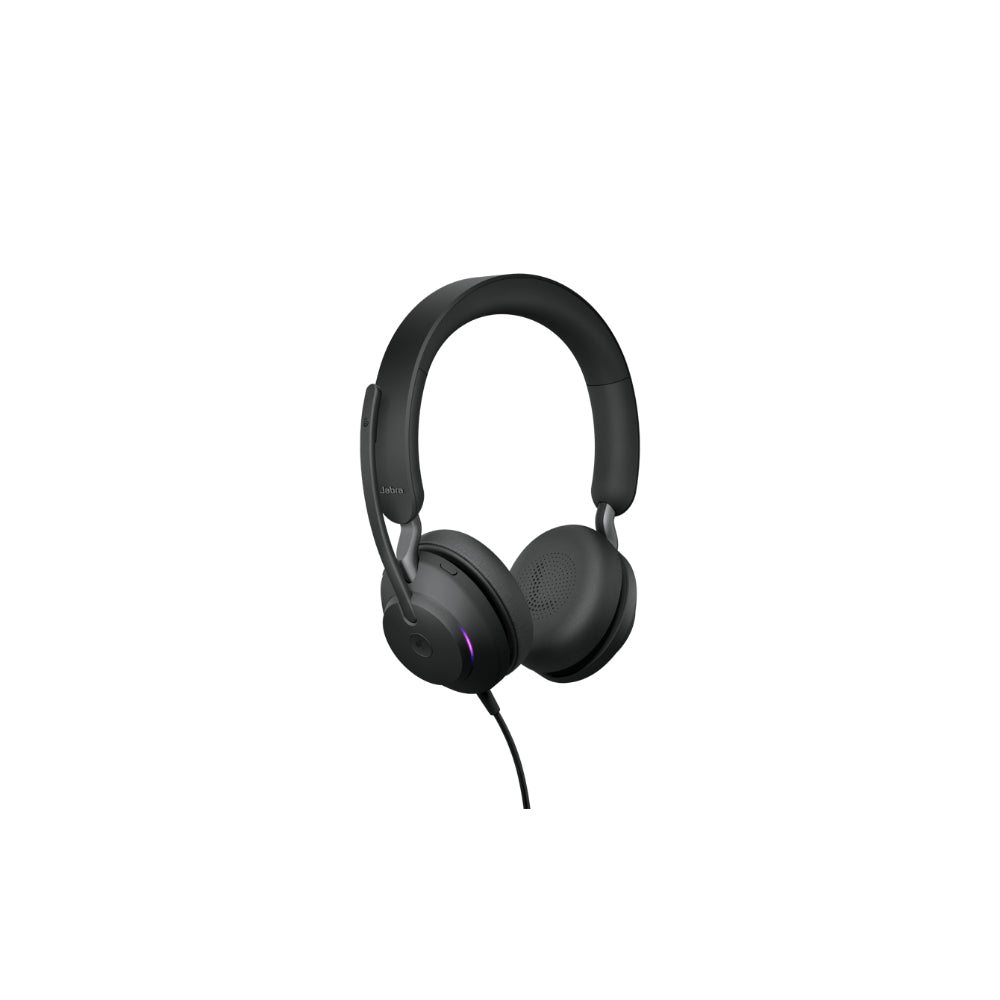 Jabra Evolve2 40 SE USB-C/USB-A MS Mono Svart