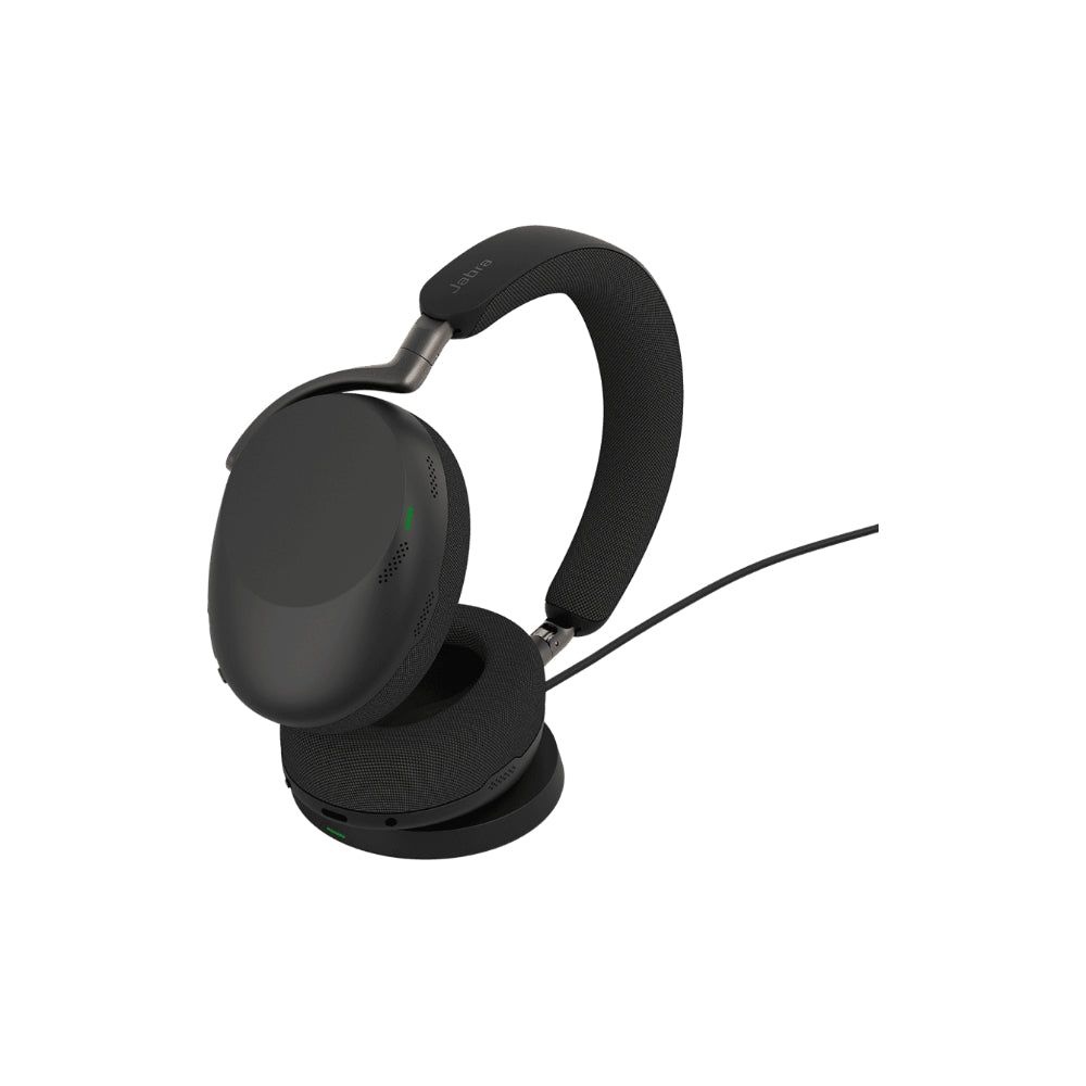 Jabra Evolve3 85 incl Charging Pad - Microsoft Teams USB-C Link390a - Svart