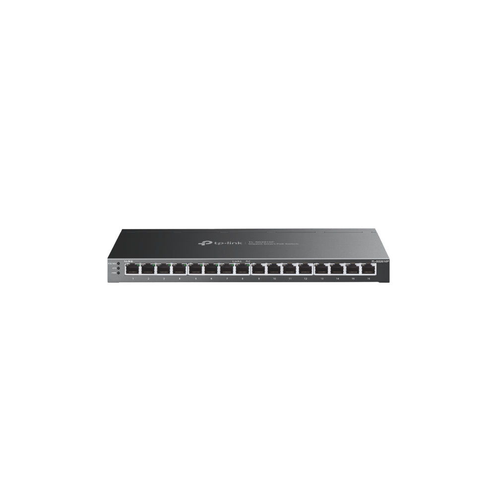 TP-Link JetStream TL-SG2016P 16-Port Gigabit Smart Switch med 8-Port PoE+
