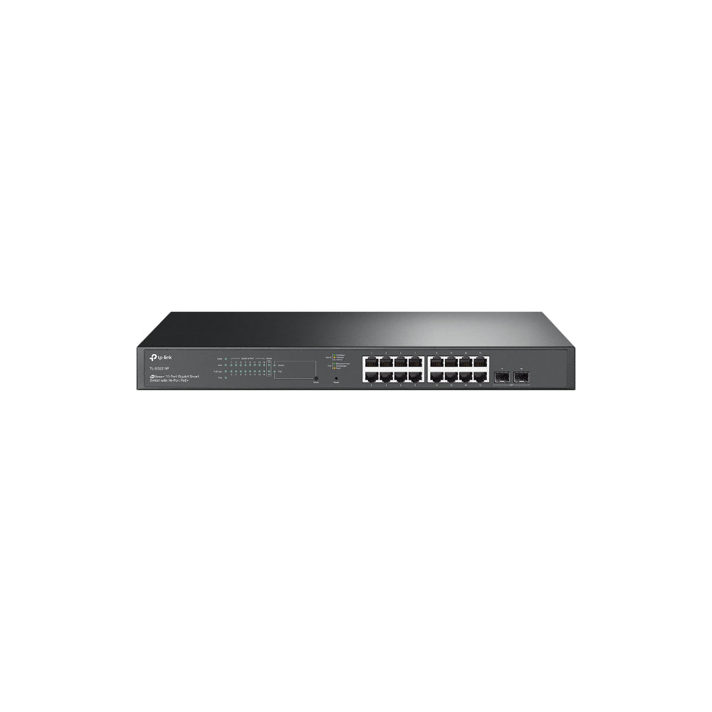 TP-Link JetStream TL-SG2218P 18-Port Gigabit Smart Switch med 16-Port PoE+