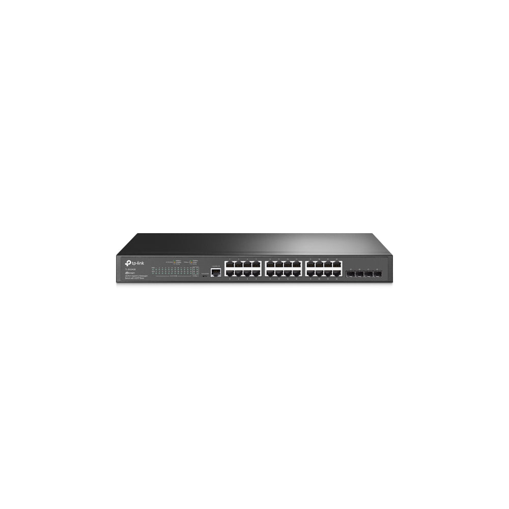TP-Link TL-SG3428 JetStream 24-Port Gigabit L2 Managed Switch med 4 SFP Slots
