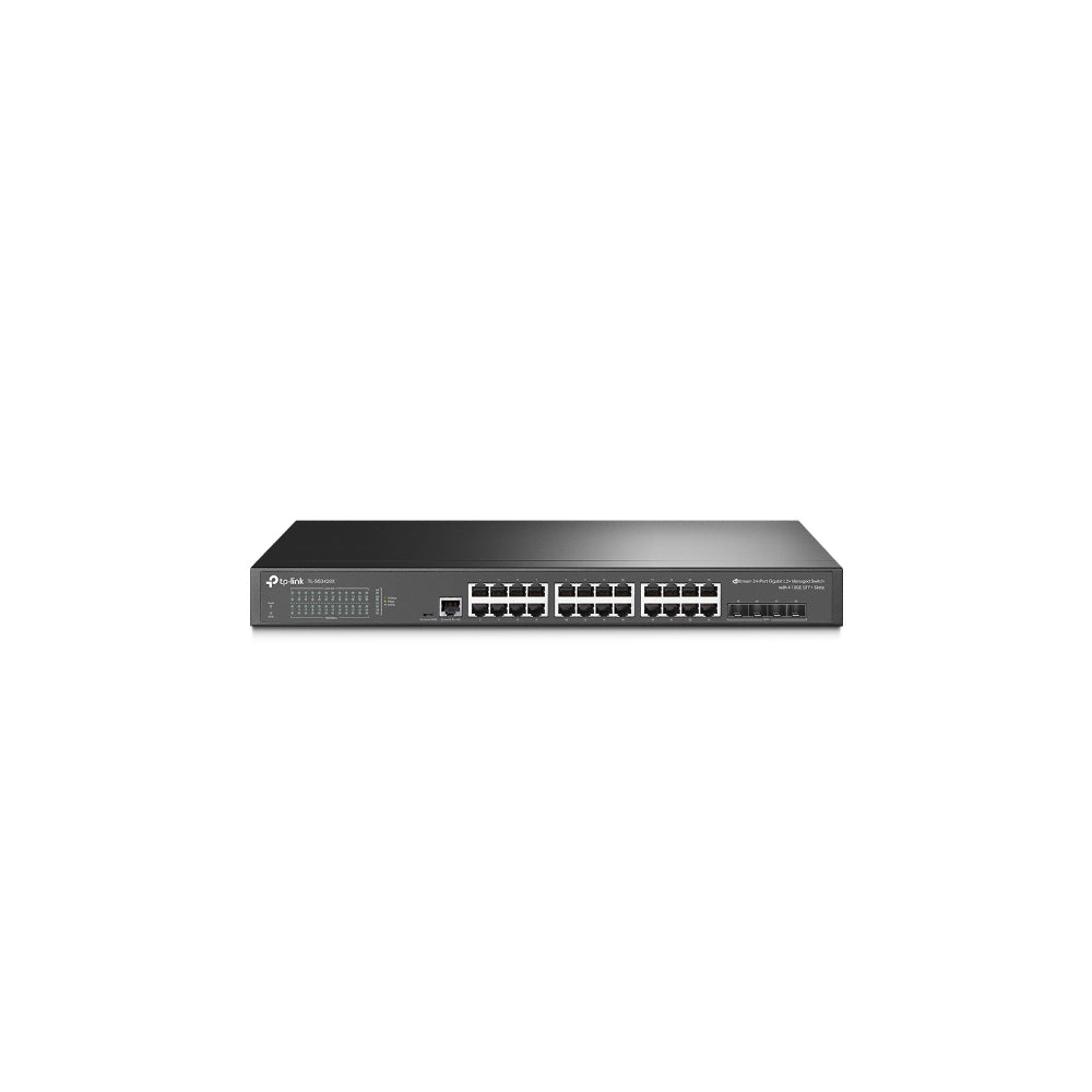 TP-Link TL-SG3428X JetStream 24-Port Gigabit L2+ Managed Switch med 4 10GE SFP+ Slots