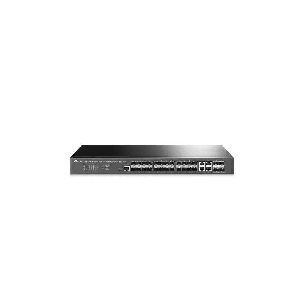TP-Link TL-SG3428XF V1 JetStream 24-Port SFP L2+ Managed Switch med 4 10GE SFP+ Slots