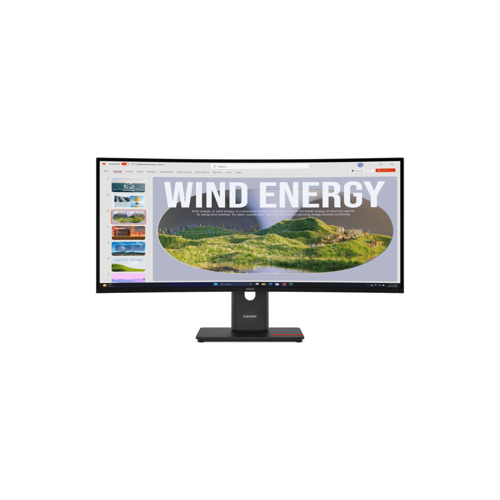 Lenovo ThinkVision T34WD-40 34" - Böjd Ultrawide 3440x1440 VA 120Hz