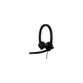 Logitech H570E Stereo USB-C Teams Svart