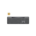 Logitech Signature K980 Solar+ For Business - Trådlös Grafit