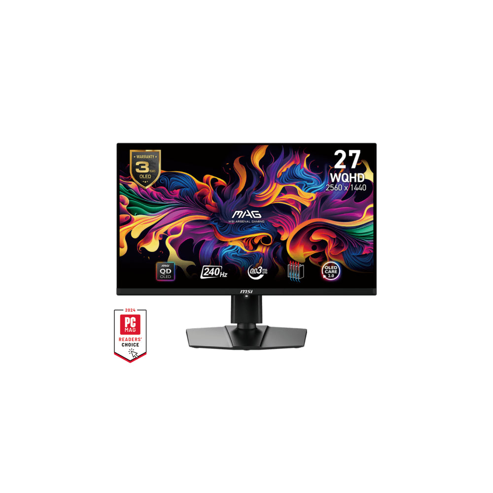 MSI MAG 271QPXDE 27" - USB-C 2560x1440 QD-OLED 360Hz