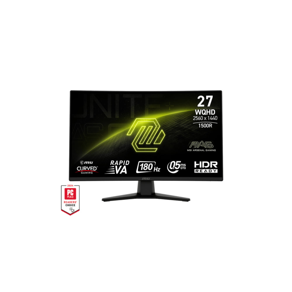 MSI MAG 274CQFDE 27" - Böjd 2560x1440 VA 180Hz