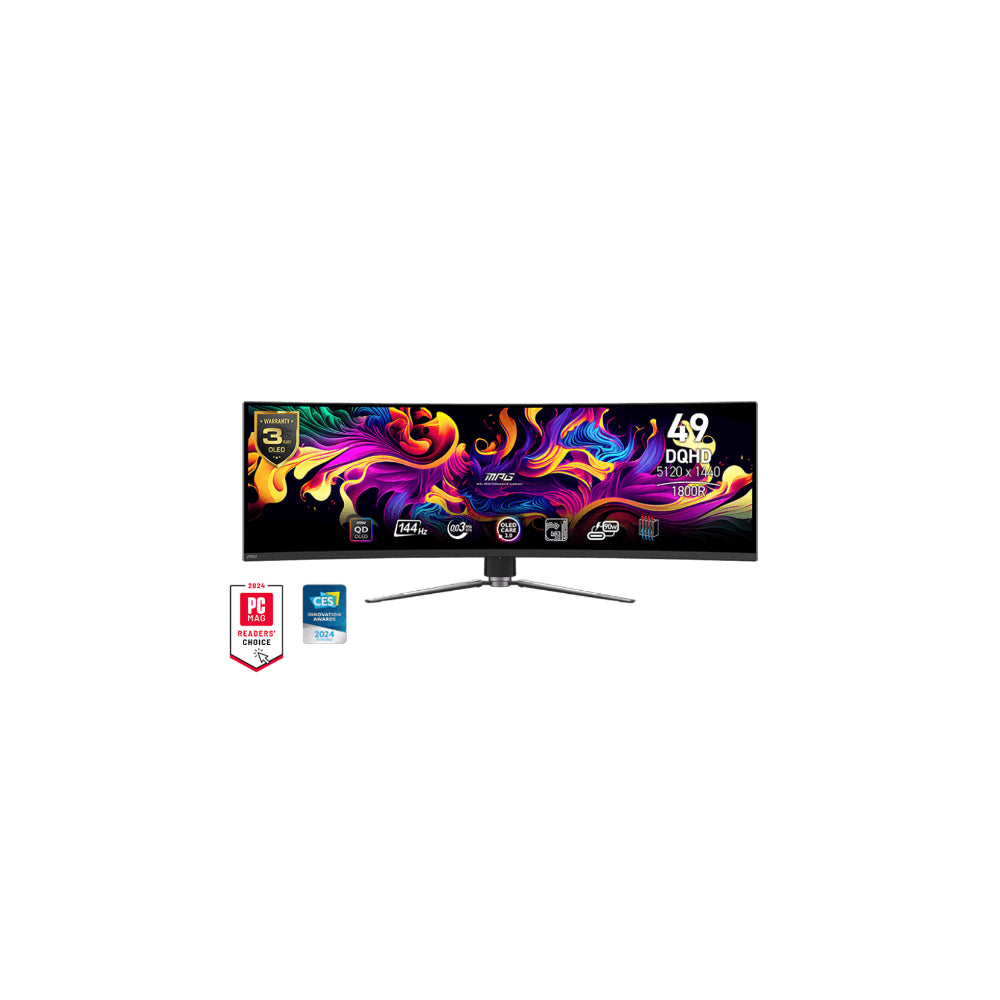MSI MPG 491CQPDE 49" - Böjd Ultrawide 5120x1440 QD-OLED 240Hz