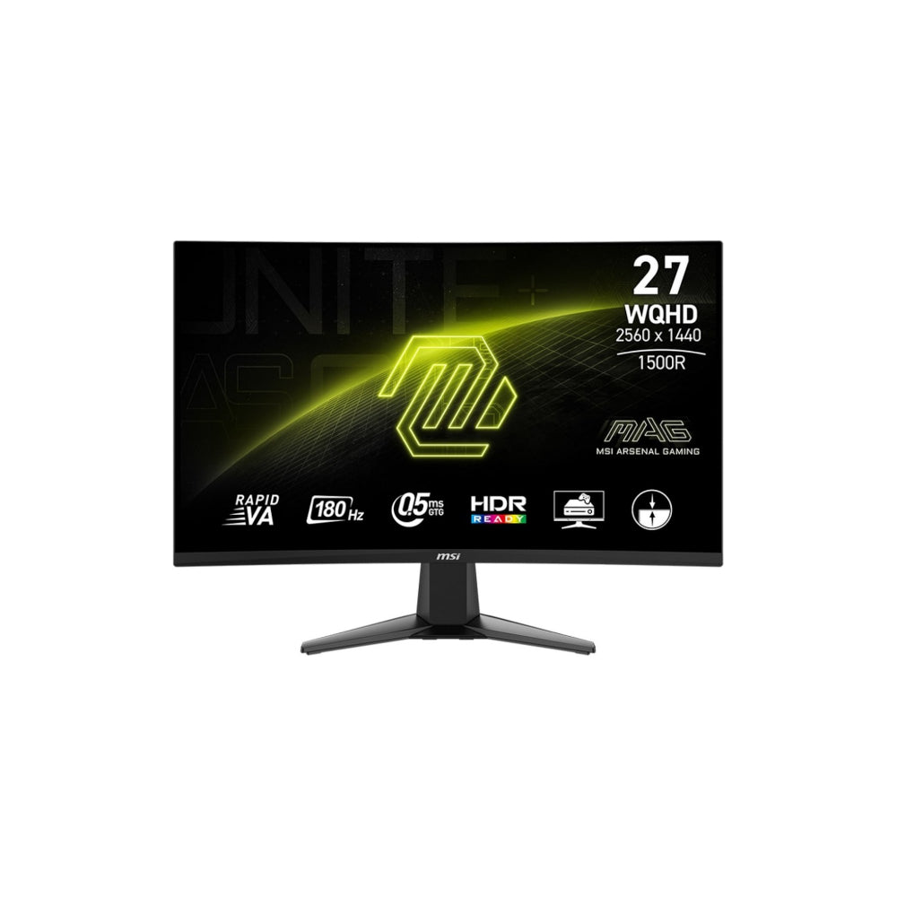 MSI MAG 27CQ6F 27" - 2560x1440 Rapid VA 180Hz
