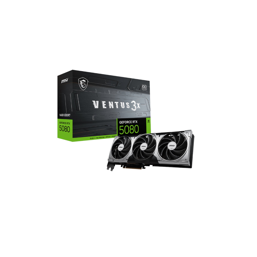 MSI GeForce RTX 5080 VENTUS 3X OC 16GB