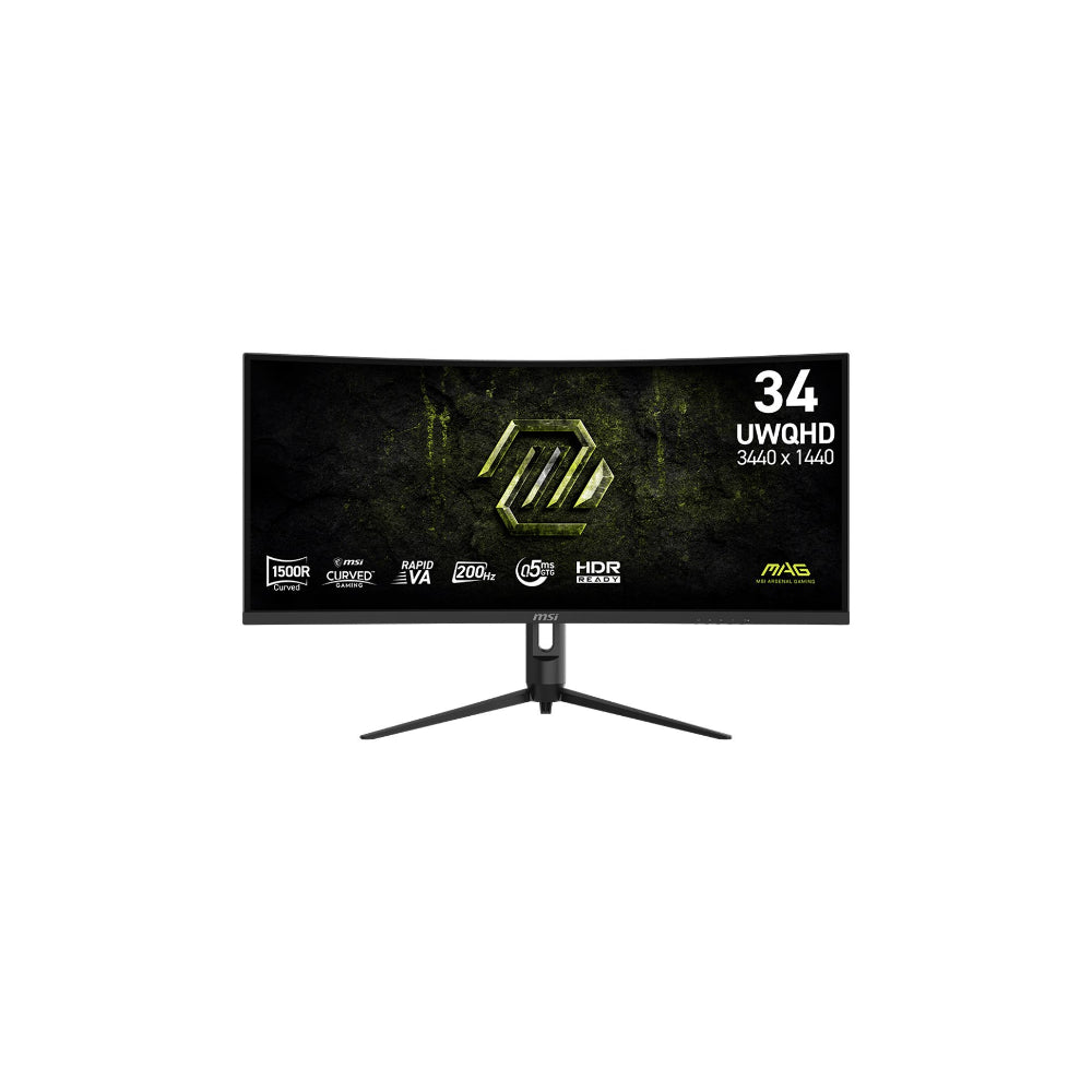 MSI MAG 342CQRF E20 34” - Böjd 3440x1440 Rapid VA 200Hz