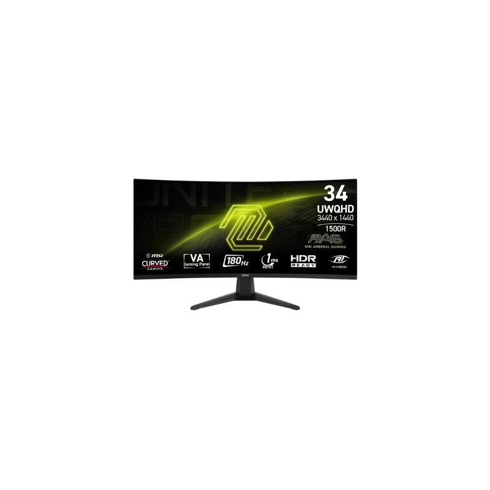MSI MAG 346CQ 34" - Ultrawide 3440x1440 VA 180Hz