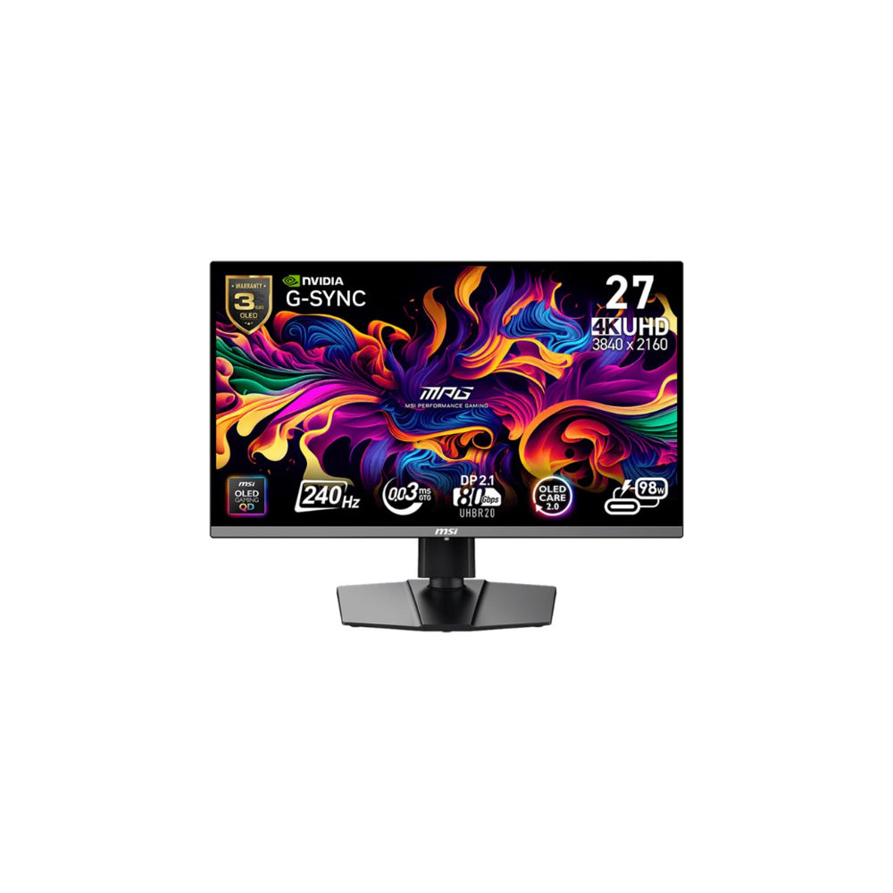 MSI MPG 272URX 26.5" - 3840x2160 QD-OLED 240Hz