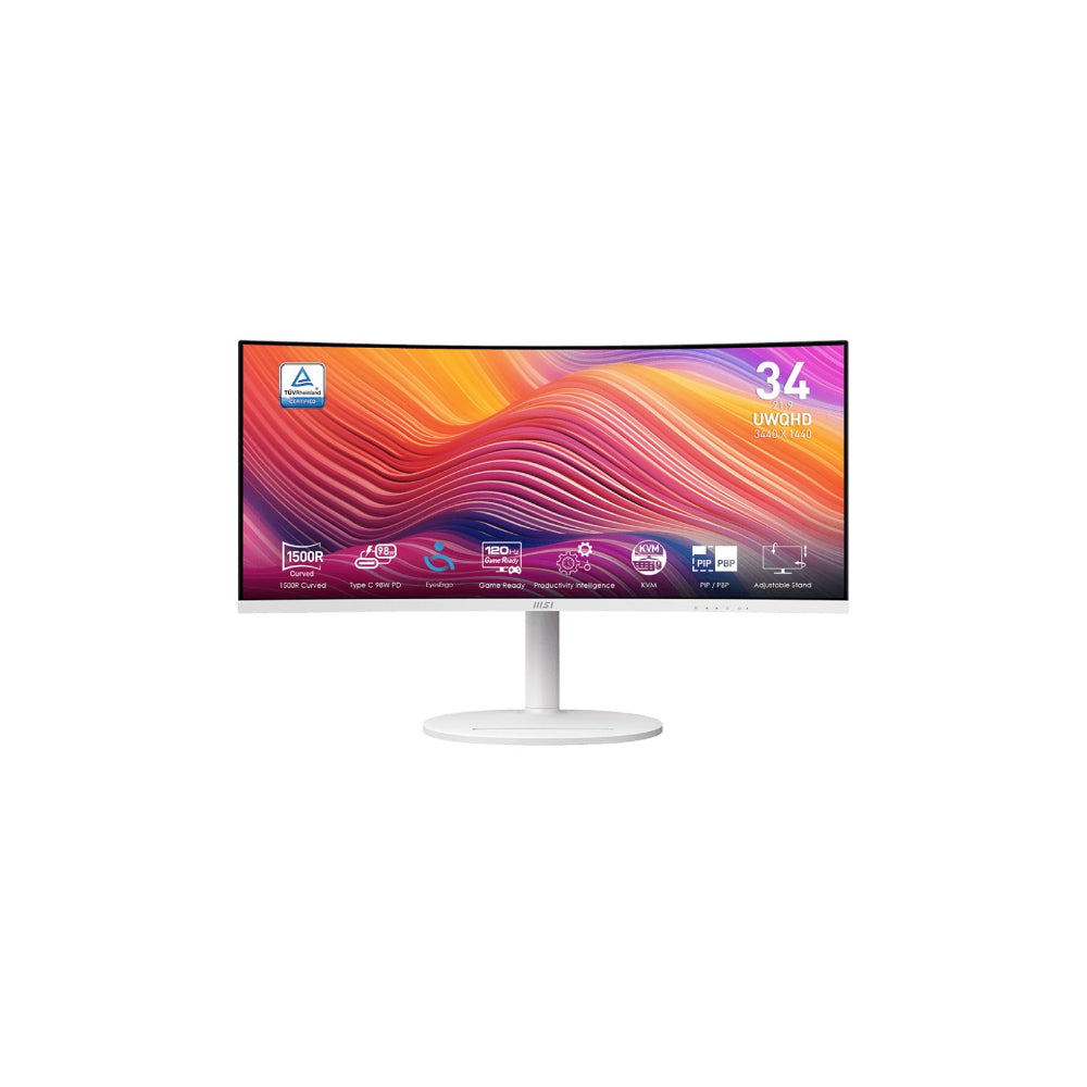 MSI Modern MD342CQPWDE 34" - Böjd Ultrawide 3440x1440 VA 120Hz