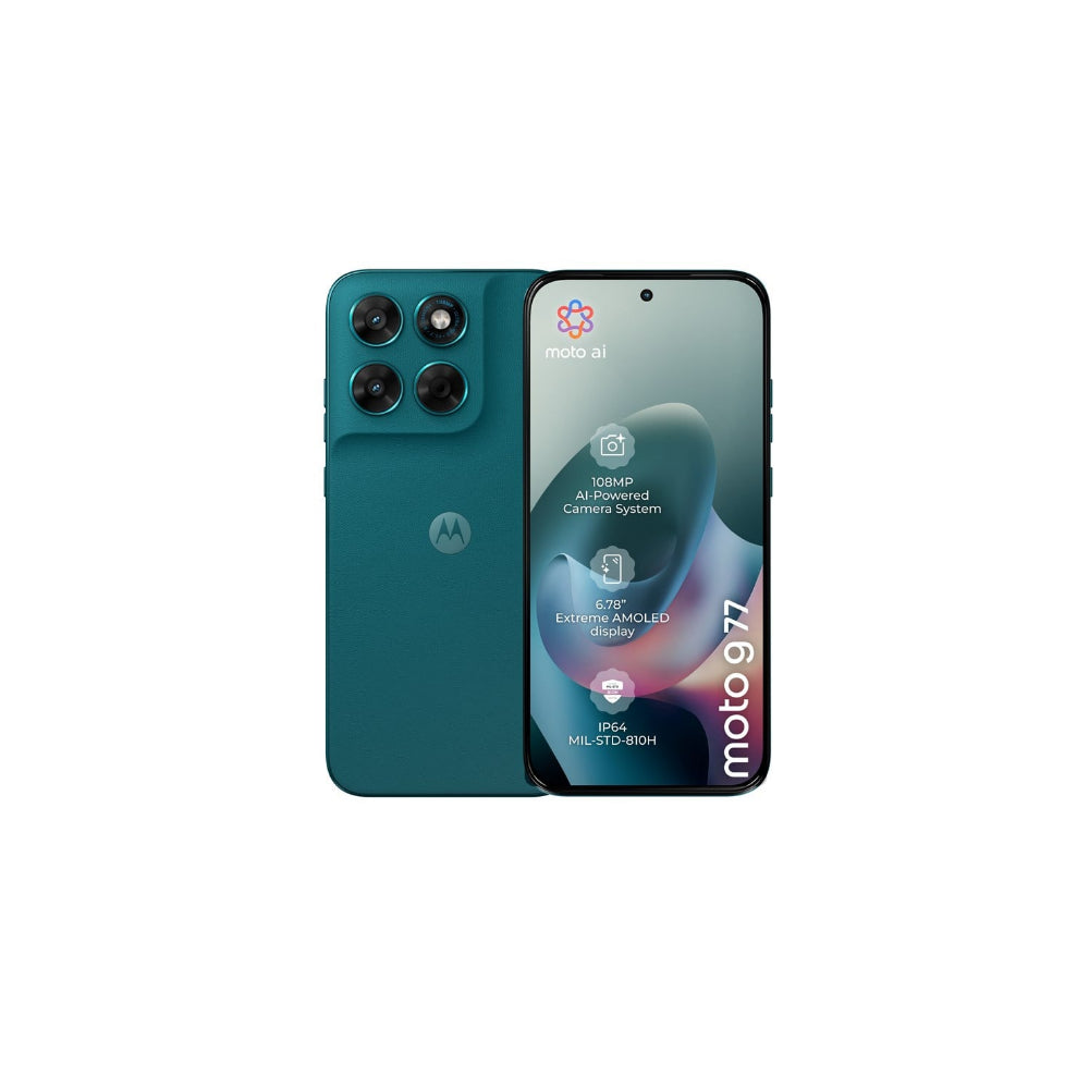 Motorola Moto G77 6.8" 5G 128GB Blågrön