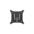 Multibrackets M VESA Deskmount Officeline 75x100 Quick Release Plate Svart