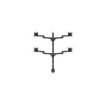 Multibrackets M Vesa Deskmount Officeline Quad Svart